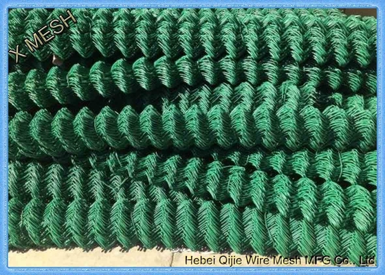পিভিসি লেপা galvanized ডায়মন্ড চেইন লিংক তারের জাল বেড়া আমদানি 4 ফুট উচ্চতা
