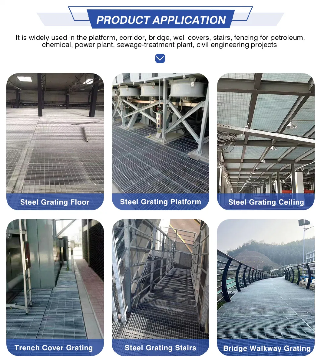 OEM কাস্টমাইজড হট ডাম্প গ্যালভানাইজড প্ল্যান / সারিযুক্ত স্টিল গ্রিটিং প্ল্যাটফর্ম পাথওয়ে / ড্রেন ট্রেঞ্চ কভার জন্য 3