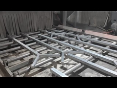 বিমানবন্দর পরিষেবা এলাকার জন্য পিভিসি আবরণ সহ V- আকৃতির নমন কার্ভস বেড়া