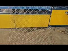 গ্যালভানাইজড হোল সাইক্লোন 60x60 50 ফুট পিভিসি লেপযুক্ত চেইন লিঙ্ক বেড়া উচ্চতা 1.8 মি