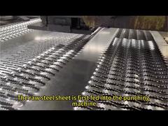 গরম ডুব বৃত্তাকার গর্ত S275jr গ্যালভানাইজড ইস্পাত গ্রিটিং