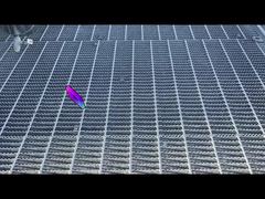 অ-স্লিপ নান্দনিক পরিবেশ বান্ধব শিল্প গ্রেড উপাদান FRP পণ্য ফাইবারগ্লাস গ্রিটিং