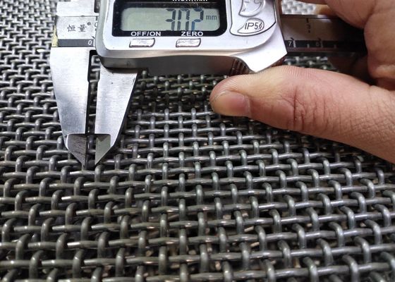 ক্রিম্পড ওয়্যার 65 মিমি স্যান্ড মেশ ভাইব্রেটিং স্ক্রিন 1.5 মি X 1.95 মি