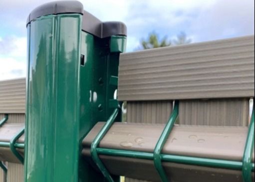 3 ডি ডিজাইন 60x60mm বাগানের জন্য বাঁকা ধাতু বেড়া