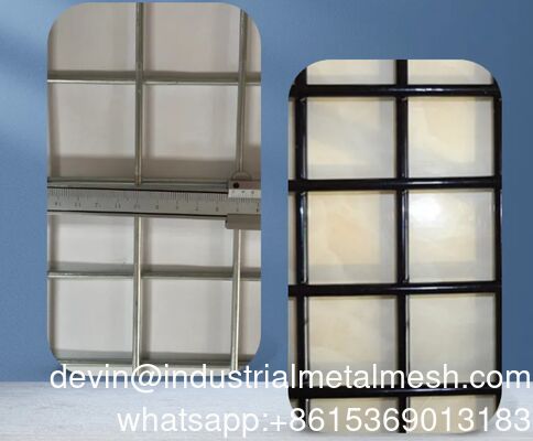 বিশেষায়িত ব্যবহারের জন্য কাস্টমাইজযোগ্য লেজার-কাট ঢালাইকৃত ইস্পাত তারের জাল প্যানেল