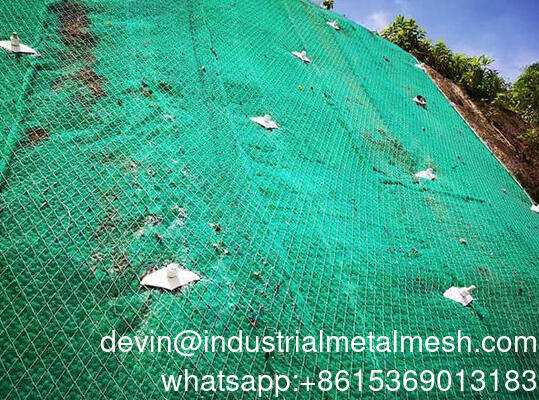 Tecco High-Tensile Mesh in Slope Stabilization