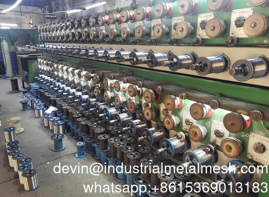 আইএসও সার্টিফিকেট সহ 304 3.0 মিমি স্টেইনলেস স্টিলের তারের জন্য তারের জাল (0.3-3.0 মিমি)