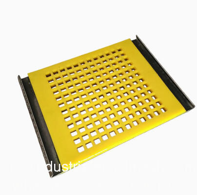 মাইনিং আকরিক স্ক্রিনিংয়ের জন্য পলিউরেথেন স্ক্রিন মেশ হুক টাইটেনিং টাইপ পরিধান প্রতিরোধী ক্ষয় প্রতিরোধী উচ্চ স্থিতিস্থাপকতা দীর্ঘ পরিষেবা জীবন