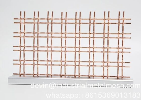 20 Mesh Lock Crimp Wire Mesh 304 স্টেইনলেস স্টীল বোনা ধাতু সজ্জা