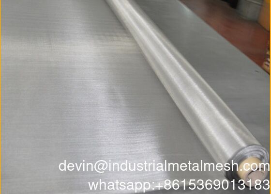 প্লেইন Weave স্টেইনলেস স্টীল তারের জাল 0.02-5.0mm তারের ব্যাসার্ধ & 1-500 জাল