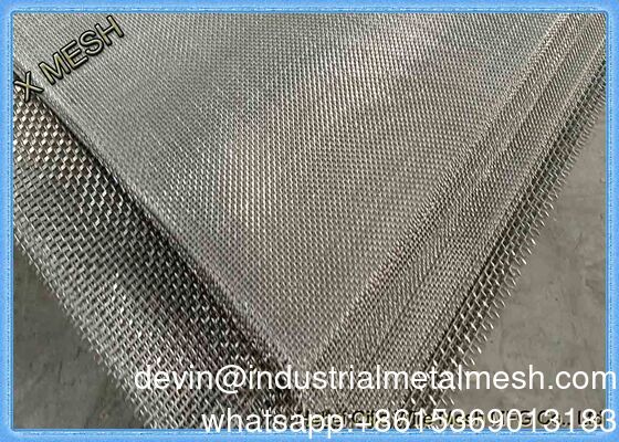 304 316 904L 430 স্টেইনলেস স্টীল অ্যালুমিনিয়াম তামা নিকেল টাইটানিয়াম সিলভার টংস্টেন মলিবডেনম Monel Inconel Nichrome Hastelloy 2-3500 Mesh Filter Woven Wire Mesh
