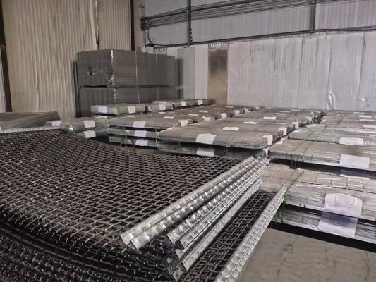 0.7 - 20 মিমি জি ক্রিম্পড ওয়্যার মেশ 45# মাঝারি কার্বন ইস্পাত