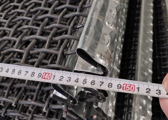 0.7 - 20 মিমি জি ক্রিম্পড ওয়্যার মেশ 45# মাঝারি কার্বন ইস্পাত