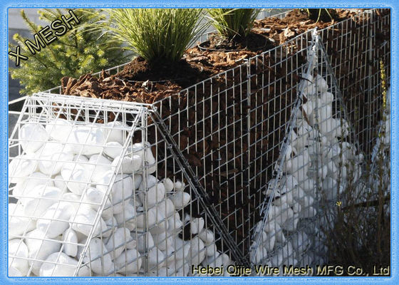 গরম জাগ্রত ঢালাই Gabion ঝুড়ি প্রাচীর Spirals / Helicals বজায় রাখা সংযুক্ত