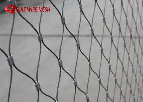 SS316 Ferrule Diamond Flexible Inox Stainless Steel Wire Wire Cable Net Rope Mesh (এসএস৩১৬ ফেরুল ডায়মন্ড নমনীয় অক্স স্টেইনলেস স্টীল ওয়্যার ক্যাবল নেট দড়ি জাল)