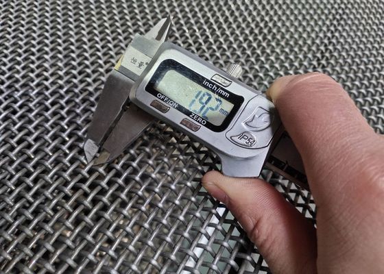 ক্রিম্পড ওয়্যার 65 মিমি স্যান্ড মেশ ভাইব্রেটিং স্ক্রিন 1.5 মি X 1.95 মি