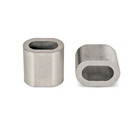 অ্যালুমিনিয়াম DIN EN 13411-3 স্টেইনলেস স্টীল Ferrule জন্য Crimping তারের দড়ি