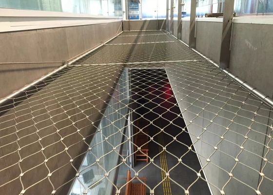 ব্যালাস্ট্রেড বা রেলিংয়ের জন্য নমনীয় স্টেইনলেস স্টীল তারের দড়ি জাল 3.0 মিমি