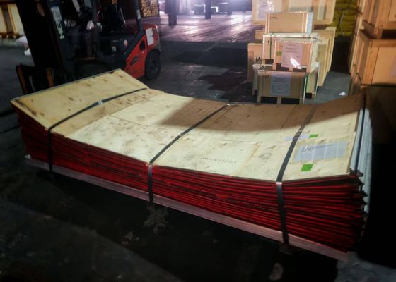 Self Cleaning Polyurethane Vibrating Sieve Screen Red Color