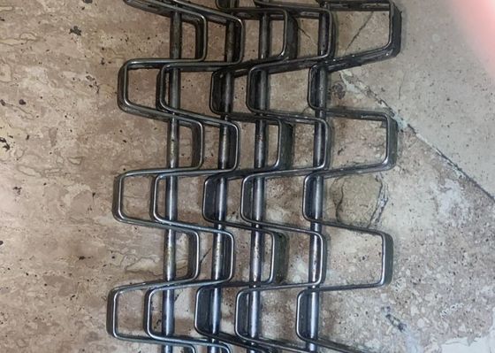 স্টেইনলেস স্টিল ফ্ল্যাট ফ্লেক্স তারের জাল পরিবাহক বেল্ট