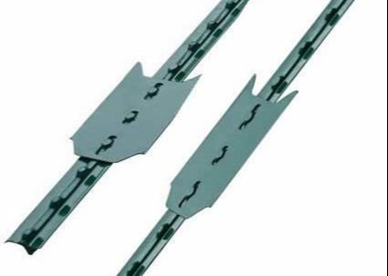 প্লাস্টিকের সাথে গ্যালভানাইজড এইচডি 6 ফুট ইস্পাত বেড়া পোস্ট