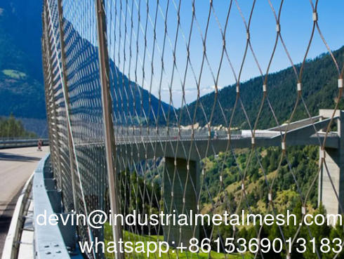 SS316 Ferrule Diamond Flexible Inox Stainless Steel Wire Wire Cable Net Rope Mesh (এসএস৩১৬ ফেরুল ডায়মন্ড নমনীয় অক্স স্টেইনলেস স্টীল ওয়্যার ক্যাবল নেট দড়ি জাল)