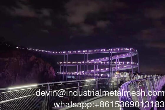 Ss 304 316 চিড়িয়াখানা তারের জাল স্টেইনলেস স্টীল তারের দড়ি পাখি সুরক্ষার জন্য পাখি জাল