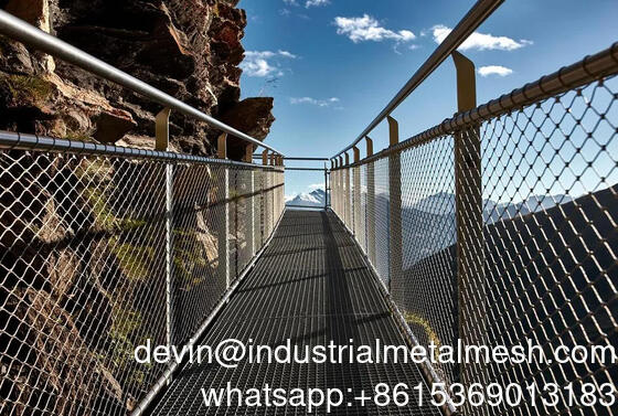 স্টেইনলেস স্টীল পশুর জন্য পশু ওয়্যার দড়ি জাল