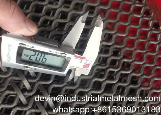 ভারী দায়িত্ব Crimp তারের স্ক্রিন জাল জন্য কম্পন পর্দা