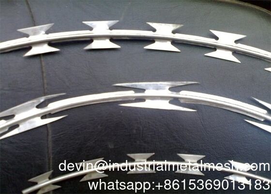 চেইন লিঙ্ক 960mm Concertina রেজার তারের বেড়া Bto-22