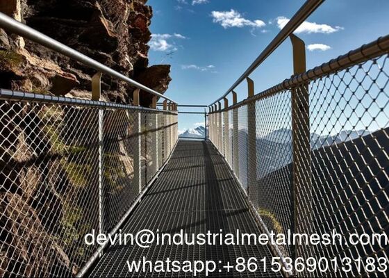 স্টেইনলেস স্টীল পশুর জন্য পশু ওয়্যার দড়ি জাল