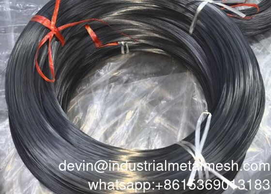 1770-2200 এমপিএ উচ্চ প্রসার্য শক্তি কার্বন ইস্পাত তার কালো ব্রাশ ইস্পাত তার 0.30-1.0mm