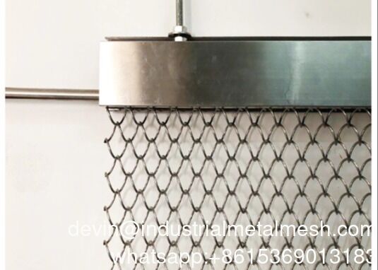 কয়েল ড্র্যাপারি তারের জাল ধাতব জাল পর্দা আলংকারিক তারের জাল