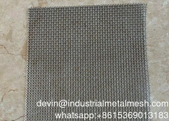 20 Mesh Lock Crimp Wire Mesh 304 স্টেইনলেস স্টীল বোনা ধাতু সজ্জা