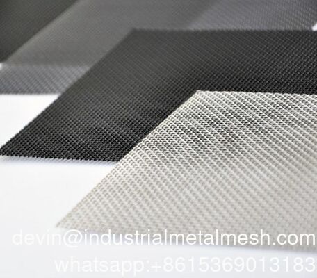 স্টেইনলেস স্টীল 304 Woven Wire Mesh Insect Nets উইন্ডোজ মশা নেট জন্য নিরাপত্তা পর্দা