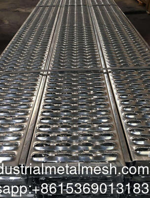 Antiskid Perforated Grip Strut Plank Stair Treads, Steel Safety Grating Catwalks