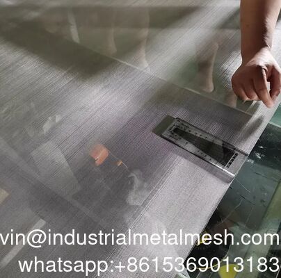 প্লেইন Weave স্টেইনলেস স্টীল তারের জাল 0.02-5.0mm তারের ব্যাসার্ধ & 1-500 জাল