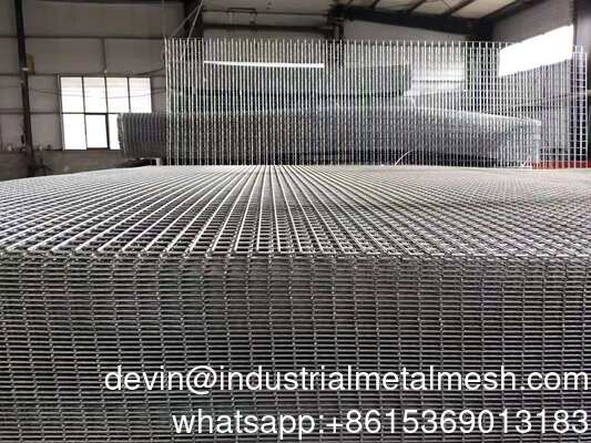 Low-Carbon Iron Wires Welded Mesh Panel Before Hot Galvanized