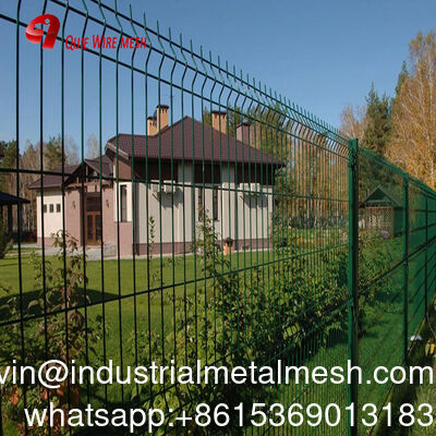PVC Coated 3D Bending Wire Meshf Fence 50X200mm Curved 50X100 Galvanized Steel Welded Wire Mesh Fence