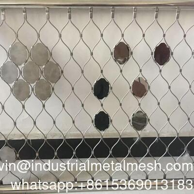 2 MM ব্যাস 316 স্টেইনলেস স্টিল দড়ি জাল র্যাকুন এবং বানর সুরক্ষার জন্য