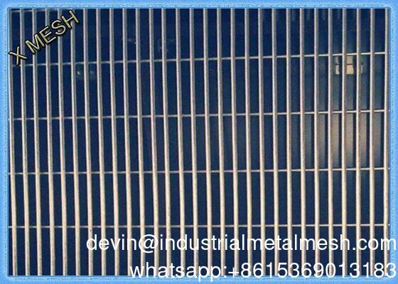 উচ্চ নিরাপত্তা লোহা 358 বেড়া নিরাপত্তা বিমানবন্দর এন্টি ক্লাইম্ব চুরি ইস্পাত টেকসই ঢালাই জাল প্যানেল