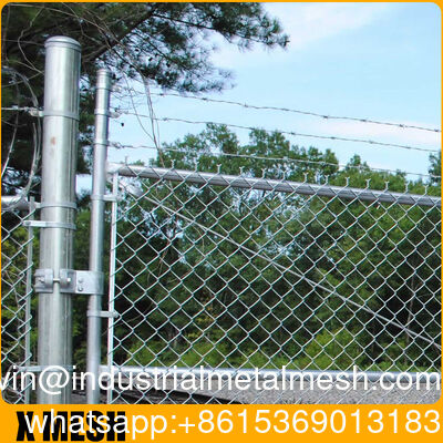 Versatile Galvanized Chain Link Fence for Construction Sites