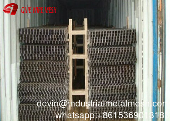 ব্যাপকভাবে ব্যবহৃত G655 ভারী দায়িত্ব প্রেস ট্রাক লোডিং ডক এবং অফশোর প্ল্যাটফর্মের জন্য ঝালাই ইস্পাত গ্রিটিং