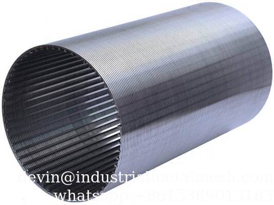 S32750 18S/Q35-12mm Profile Full Welded Wedge Wire Screen Tube