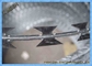450mm কুণ্ডলী ব্যাসার্ধ Galvanized বাঁধাই ওয়্যার কনসার্টিনানার রেজার ব্যবধান তারের