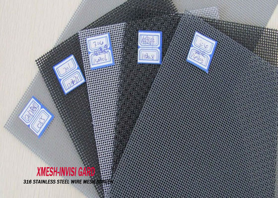 এন্টি মশারি ফ্লাই স্টেইনলেস স্টিল সিকিউরিটি উইন্ডো স্ক্রিন 18X14 সাইজের কালো রঙ