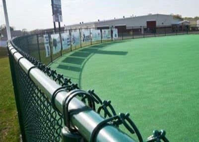 Black Pvc Coated Chain Link Security Fence