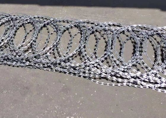 Bto-22 হট ডুব গ্যালভানাইজড ইস্পাত কাঁটাতারের তারের কনসার্টিনা কুণ্ডলী