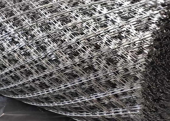 উচ্চ নিরাপত্তা Cbt-60 Cbt-65 Concertina রেজার কাঁটাতারের জাল বেড়া