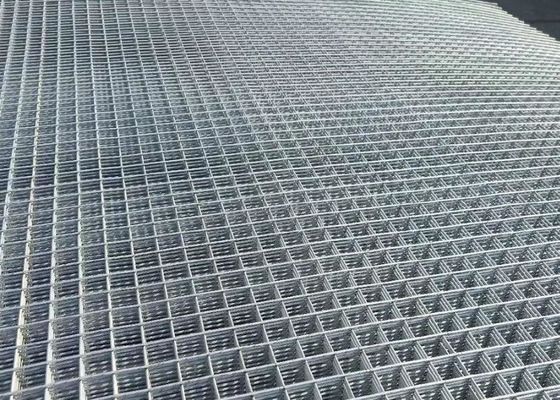 বেড়া গ্যালভানাইজড ওয়েল্ড জাল প্যানেল 100 X 100 75 X 75mm